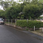 お墓修繕工事のため、福岡市南区の地域墓地にやってきました。