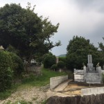 糟屋郡須恵町の地域墓地で、ご家族様と一緒に現地確認を行いました